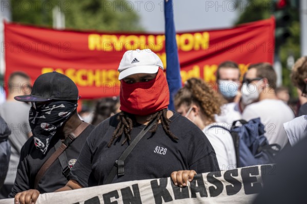 Police operation at a demonstration against the planned assembly law in North Rhine-Westphalia, in