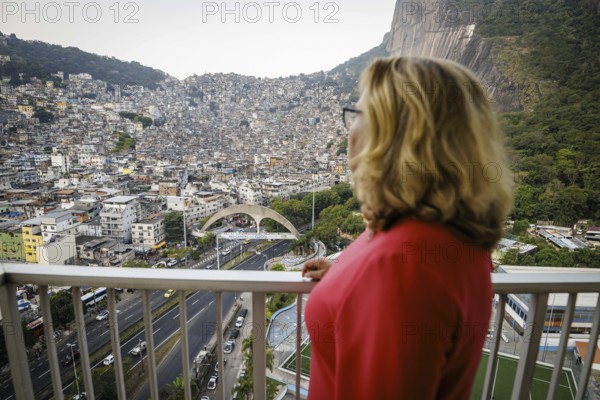 Svenja Schulze (SPD), Federal Minister for Economic Cooperation and Development, during a visit to