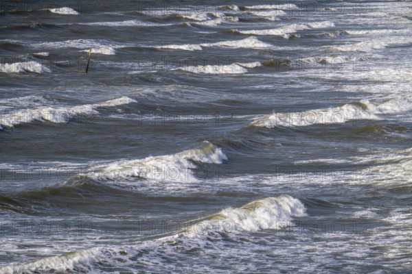 North Sea, waves, surf, stormy weather