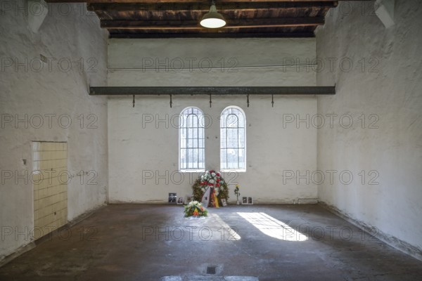 Gallows hook of the execution site, Plötzensee Memorial, Hüttigpfad, Charlottenburg-Nord, Berlin,