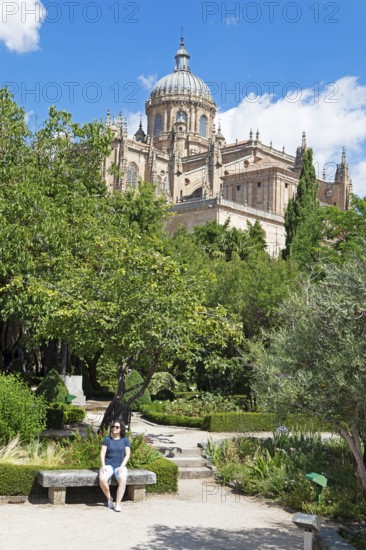 Mirador de la Celestina or Huerto de Calixto y Melibea Park, behind the cathedral, Salamanca,