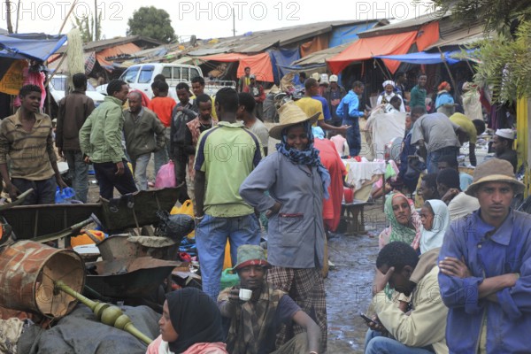 Addis Ababa, the Mercato in the Addis Ketema neighbourhood, old market district, Ethiopia, Africa