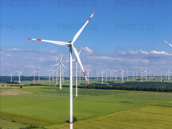 Wind farm north-east of Bad Wünnenberg, Ostwestfalen-Lippe, Paderborn district, North