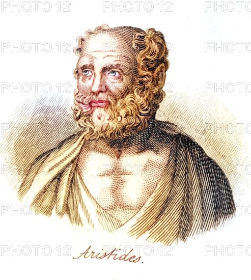 Aristides, ca. 140 A.D. Christian philosopher from Athens, Historical, digitally restored