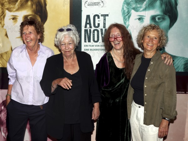 Birgit Schulz, Eva Quistorp, Doris Metz, Berlin premiere Petra Kelly, Act Now, 04.09.2024, Delphi