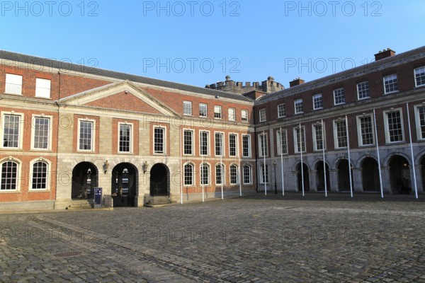 Courtyard buildings Dublin Castle, city of Dublin, Ireland, Irish Republic, Europe