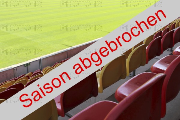 Symbolic image for a cancelled or ended season in professional football