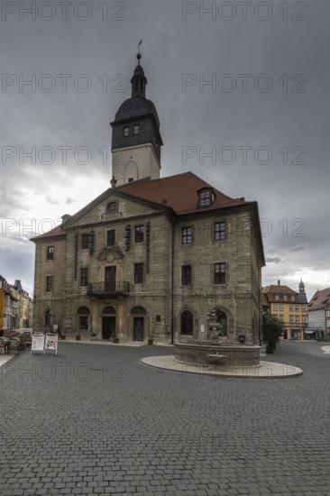 Bad Langensalza, historic old town, town hall, Thuringia, Germany, Europe