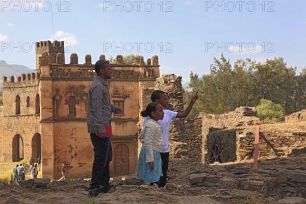 Amhara region, in the Gemp palace complex in Gondar, Gonder, UNESCO, world, heritage, cultural
