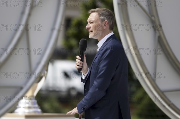 Christian Lindner (FDP), Federal Minister of Finance, photographed during the presentation of the
