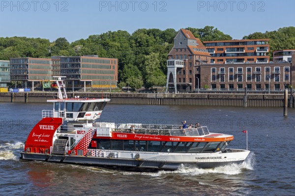 Elbe ferry, Elbe, Hamburg, Germany, Europe
