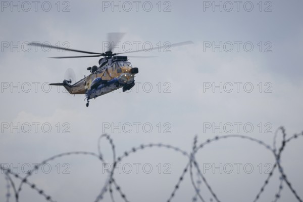 A Sea King MK41 multi-purpose helicopter, photographed during an air show at the ILA Berlin Air