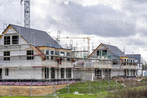 New development district, around 140 detached and semi-detached villas being built in the south of