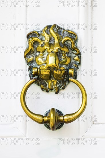 An image of a door knocker in England
