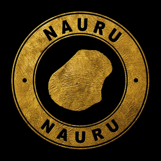 Gold Emblem of Nauru, Background Map