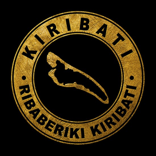 Gold Emblem of Kiribati, Background Map