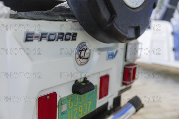 E-Force, electric tuk-tuk in India, in Gujarat, 15.09.2024