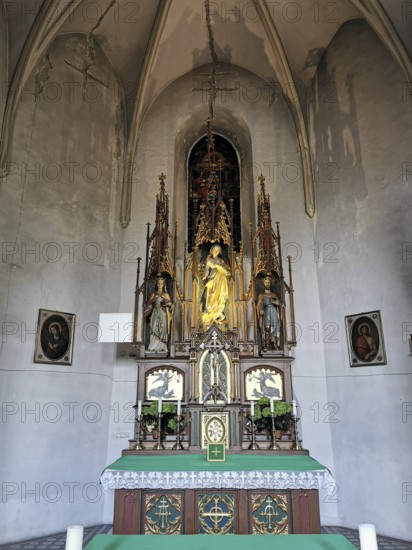 Altar in the chapel at the pilgrimage church, Gößweinstein, place of pilgrimage in Franconian