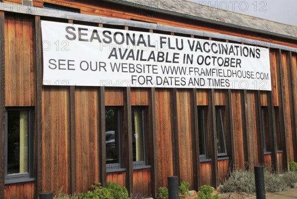 Seasonal Flu Vaccinations available at Framfield Health Centre surgery, Woodbridge, Suffolk,