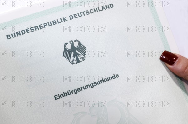 Berlin, 17.01.2023, certificate of naturalisation