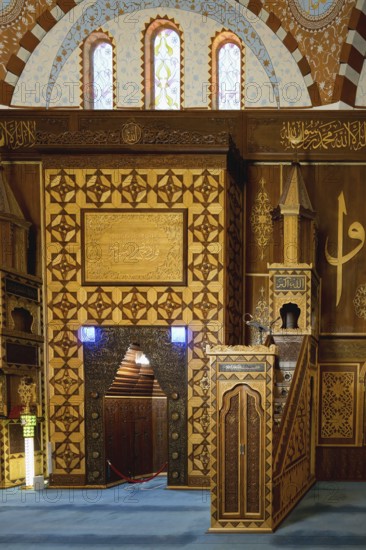 Uzungol mosque, Prayer room, Trabzon, Turkey, Asia