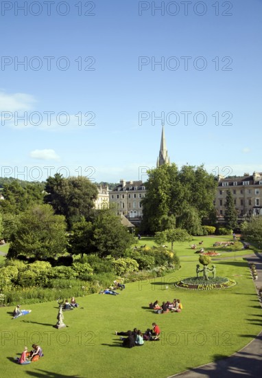 Parade Gardens, Bath, England, United Kingdom, Europe