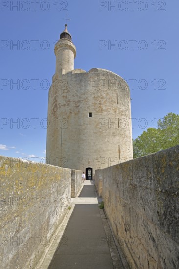 Tour de Constance walkway, defence defence tower, historic town fortifications, town wall,