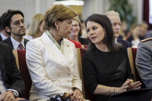 Baiba Braze, Foreign Minister of Latvia, and Annalena Bärbock (Alliance 90/The Greens), Federal