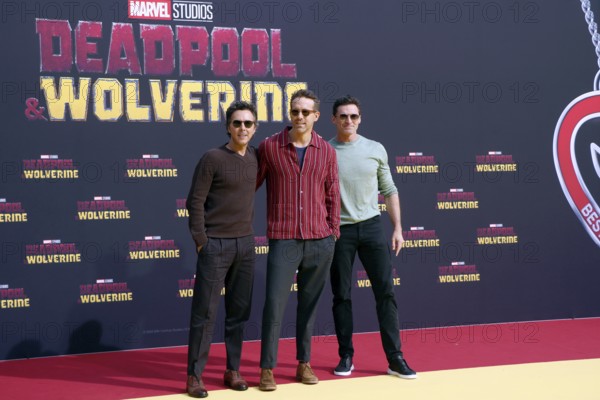 Shawn Levy (director) at the Deadpool Wolverine fan event at Uber Platz in Berlin on 7 July 2024
