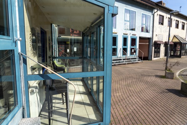 Closed brothels, Puff-Strasse in Essen, Stahlstrasse, Effects of the coronavirus pandemic in