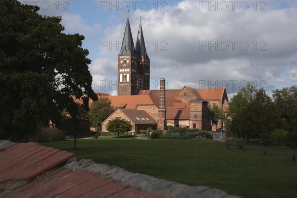 Jerichow Monastery, considered the oldest brick building in northern Germany, located on the
