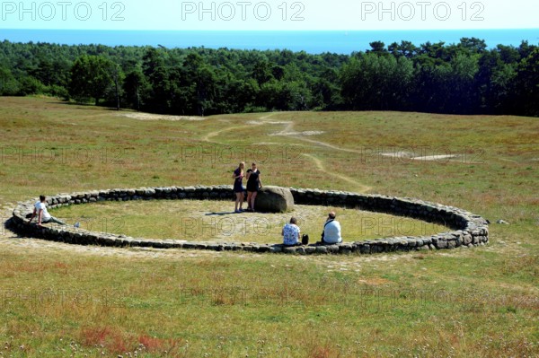 Meditation place at Backåkra, the holiday home, now museum, of the Swedish diplomat Dag