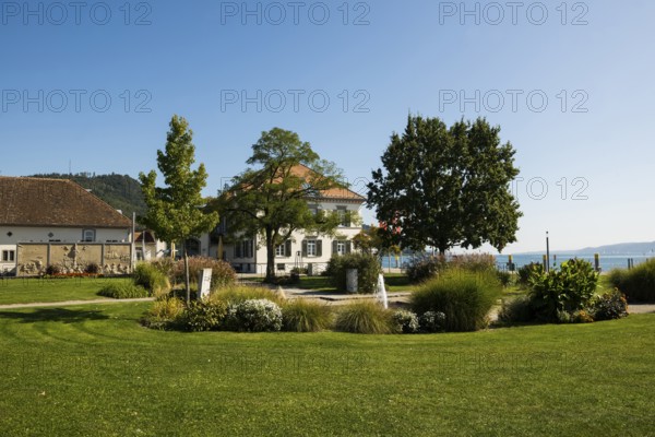 Lake promenade, Ludwigshafen, Bodman-Ludwigshafen, Constance district, Lake Constance,