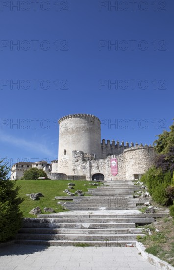 El Castillo Habitado in Cuellar, Province of Segovia, Castile and Leon, Spain, Europe