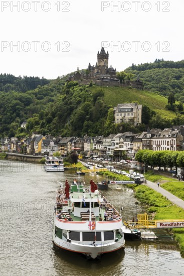 Reichsburg Castle, Cochem, Moselle, Rhineland-Palatinate, Germany, Europe