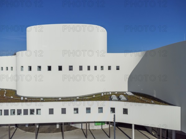 Schauspielhaus am Gustaf-Gründgens-Platz, Drohnenaufnahme, Düsseldorf, NRW, Deutschland