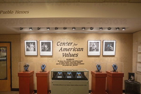 Pueblo, Colorado - The Center for American Values displays photographs of 140 Congressional Medal