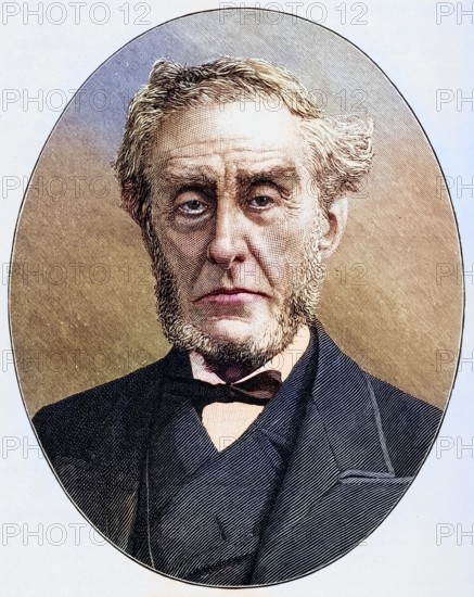 Anthony Ashley Cooper. Seventh Earl of Shaftesbury (1801-1885), English philanthropist, Historical,