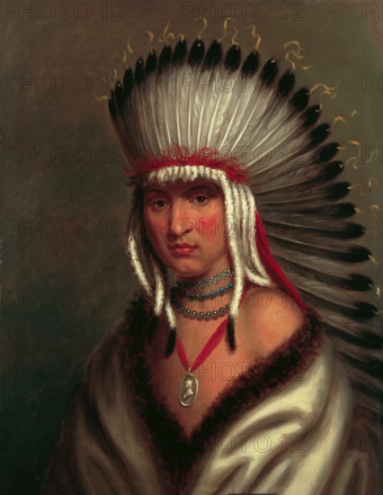 American Indian, Native American, Petalesharro, Chief of the Pawnee tribe, United States of