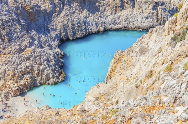 Seitan limania beach, Chania, Crete, Greek Islands, Greece, Europe