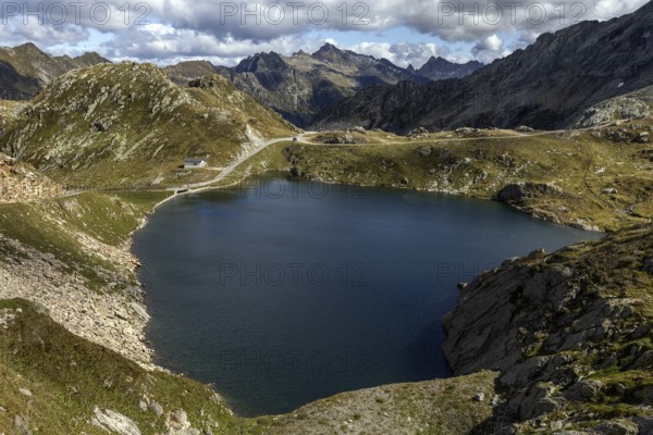 Lake Scuro, Lago Scuro, Sambuco valley, Vale Sambuco, near Fusio, Lavizzara, behind Ticino