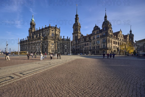 Cathedral Sanctissimae Trinitatis, Dresden Court Church, Dresden Royal Palace, Neo-Renaissance,