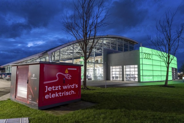 Audi Centre Essen, Gottfried Schultz Autohaus, Showroom, Essen North Rhine-Westphalia, Germany,