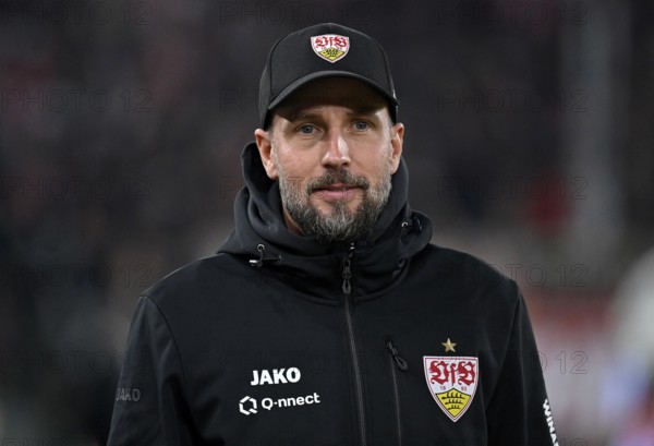 Coach Sebastian Hoeneß VfB Stuttgart Portrait, MHPArena, MHP Arena Stuttgart, Baden-Württemberg,