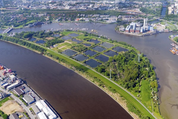 Kaltehofe, waterworks, Elbe waterworks, industrial monument, park, local recreation, Billwerder