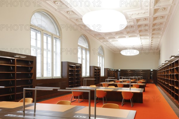 New reading room in the Berlin State Library in the Unter den Linden building The basic