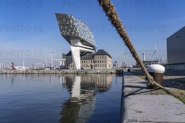 The Antwerp Port Authority building, Havenhuis, former fire brigade barracks in the harbour,