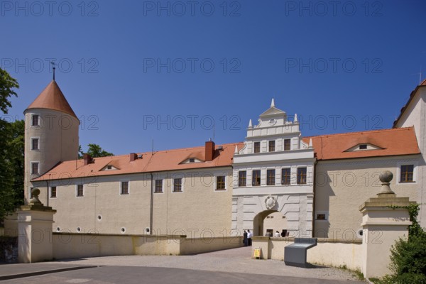 Freudenstein Castle is located on Schlossplatz square on the edge of the city centre of Freiberg in