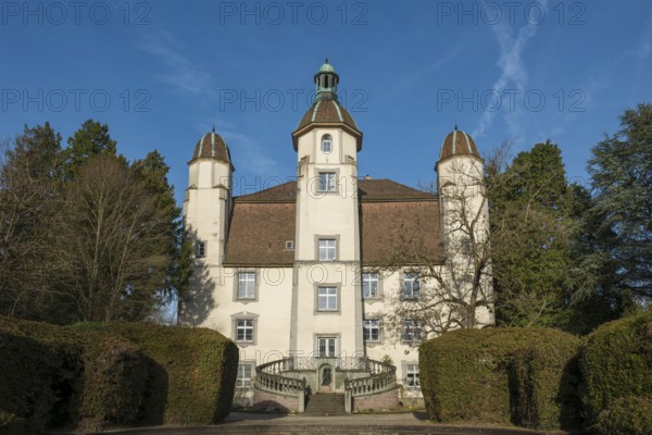Schönau Castle, Bad Säckingen, Hochrhein, Rhine, Black Forest, Baden-Württemberg, Germany, Europe