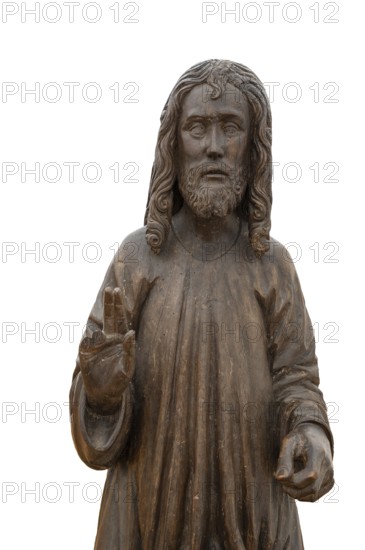 Christ on the Palm Donkey, c. 1500, detail, on white ground, Zeppelin Museum, Friedrichshafen,